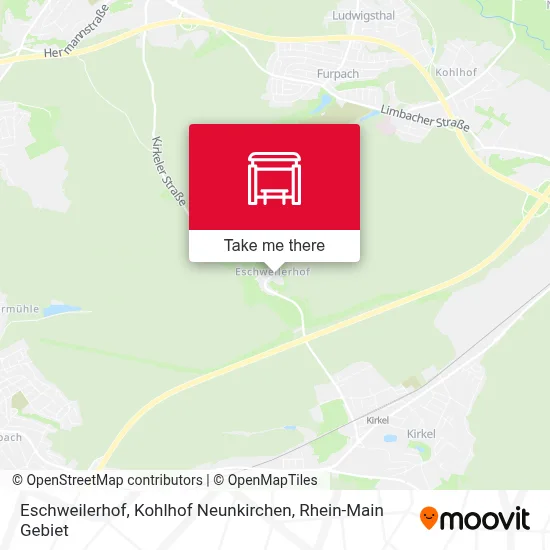 Eschweilerhof, Kohlhof Neunkirchen map