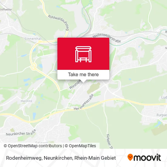 Карта Rodenheimweg, Neunkirchen
