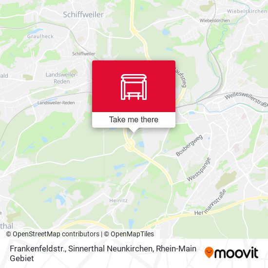 Frankenfeldstr., Sinnerthal Neunkirchen map