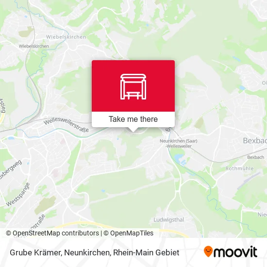 Карта Grube Krämer, Neunkirchen