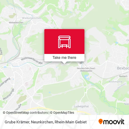 Карта Grube Krämer, Neunkirchen