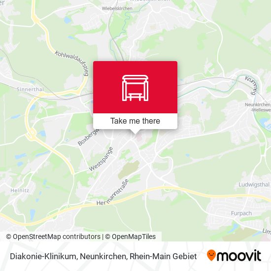 Diakonie-Klinikum, Neunkirchen map