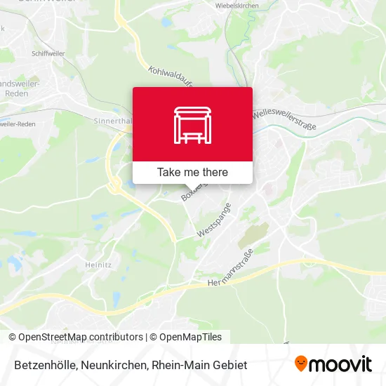 Карта Betzenhölle, Neunkirchen