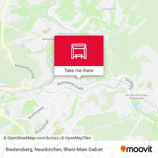 Карта Biedersberg, Neunkirchen