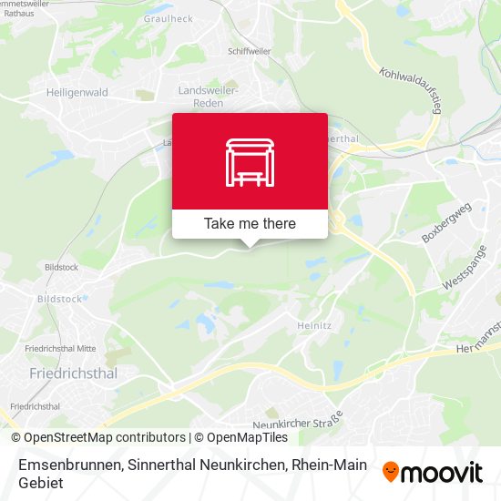 Emsenbrunnen, Sinnerthal Neunkirchen map