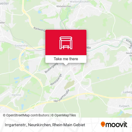Карта Irrgartenstr., Neunkirchen