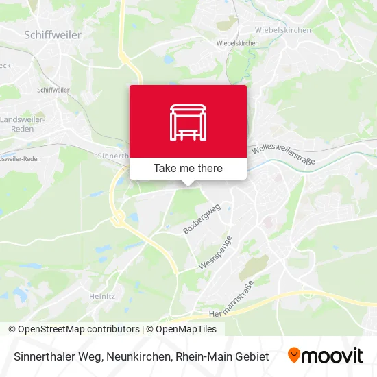 Карта Sinnerthaler Weg, Neunkirchen