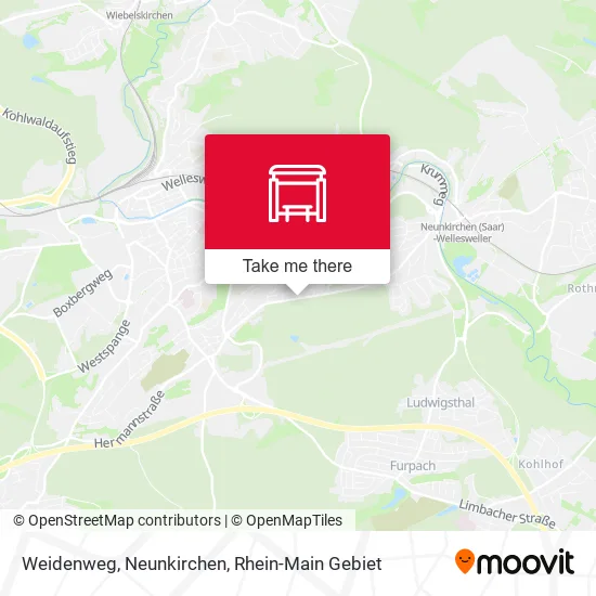 Карта Weidenweg, Neunkirchen