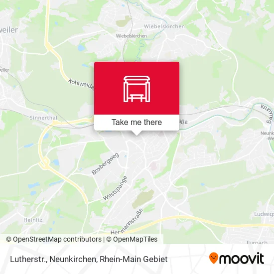 Карта Lutherstr., Neunkirchen