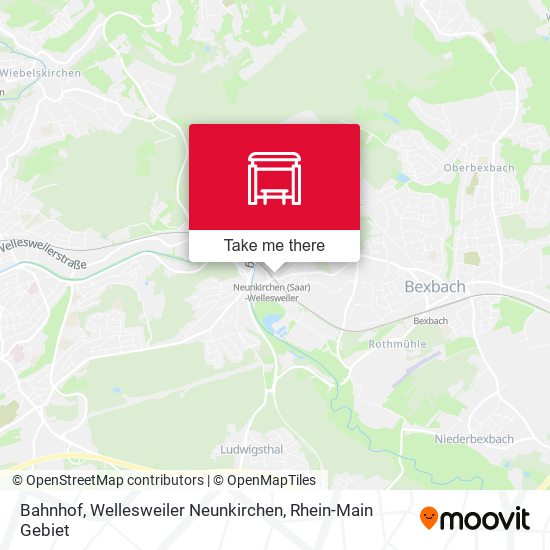 Bahnhof, Wellesweiler Neunkirchen map