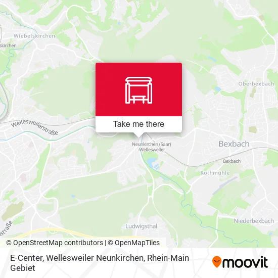 Карта E-Center, Wellesweiler Neunkirchen