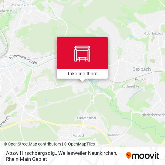 Abzw Hirschbergsdlg., Wellesweiler Neunkirchen map