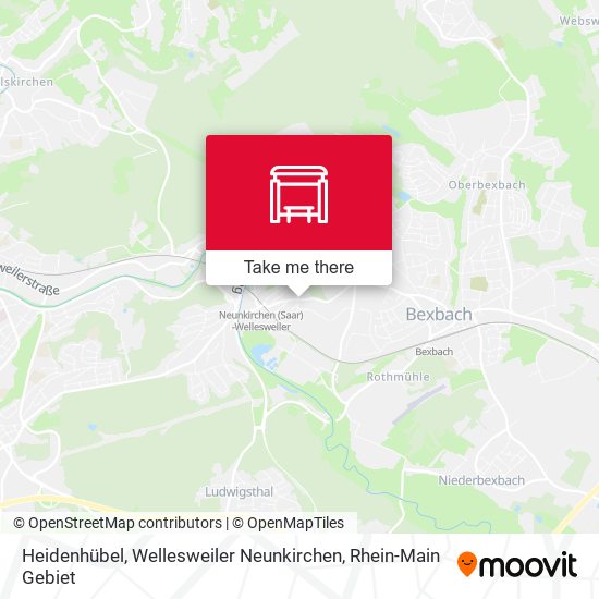 Карта Heidenhübel, Wellesweiler Neunkirchen