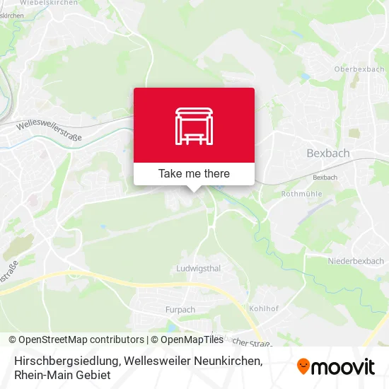 Карта Hirschbergsiedlung, Wellesweiler Neunkirchen