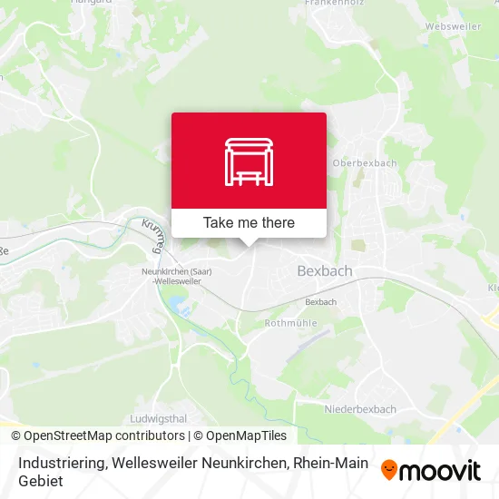 Карта Industriering, Wellesweiler Neunkirchen