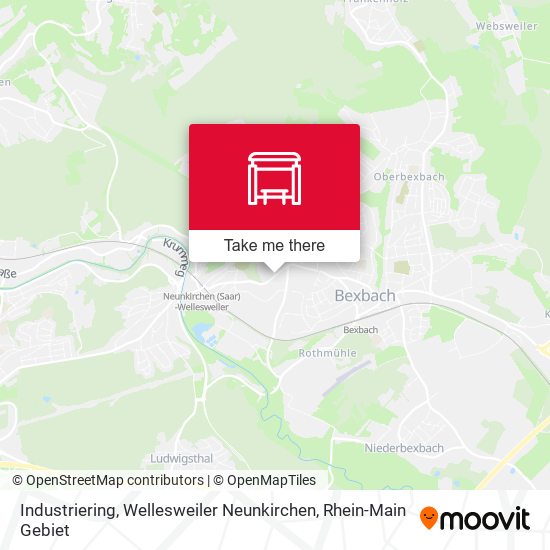 Карта Industriering, Wellesweiler Neunkirchen