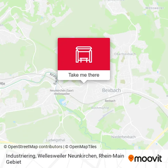 Карта Industriering, Wellesweiler Neunkirchen