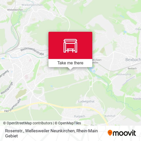 Rosenstr., Wellesweiler Neunkirchen map