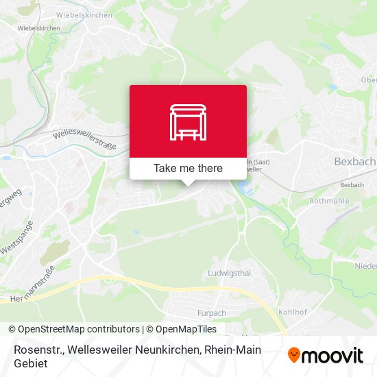 Rosenstr., Wellesweiler Neunkirchen map