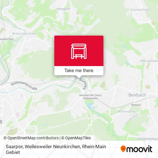 Карта Saarpor, Wellesweiler Neunkirchen