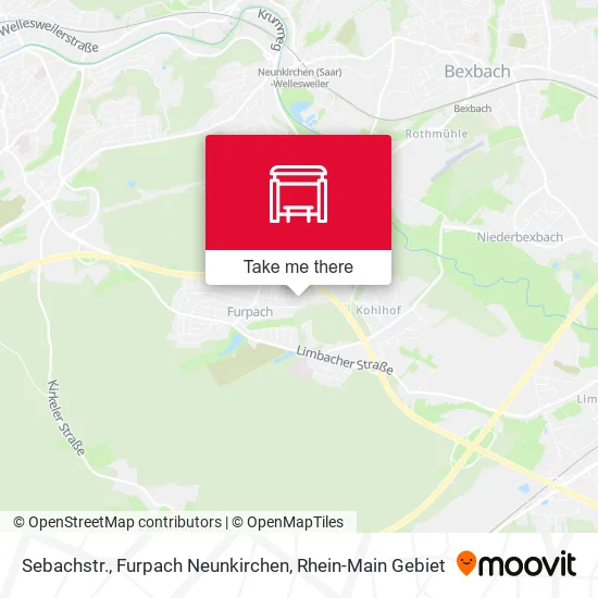Карта Sebachstr., Furpach Neunkirchen