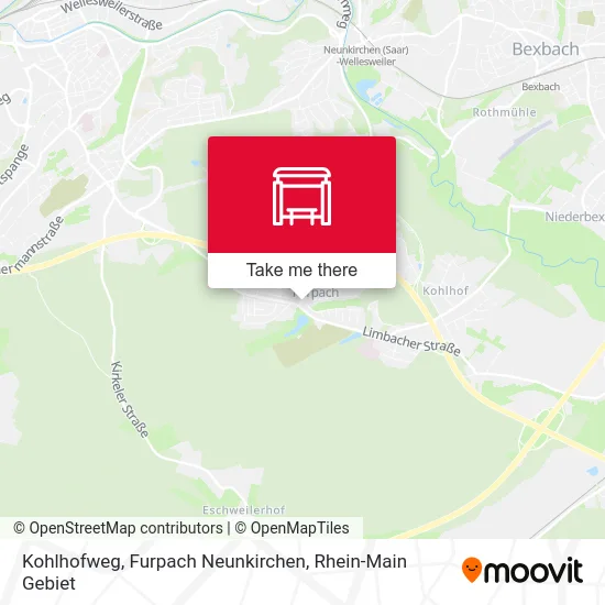 Карта Kohlhofweg, Furpach Neunkirchen