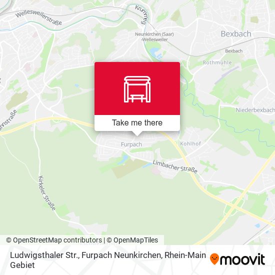 Карта Ludwigsthaler Str., Furpach Neunkirchen