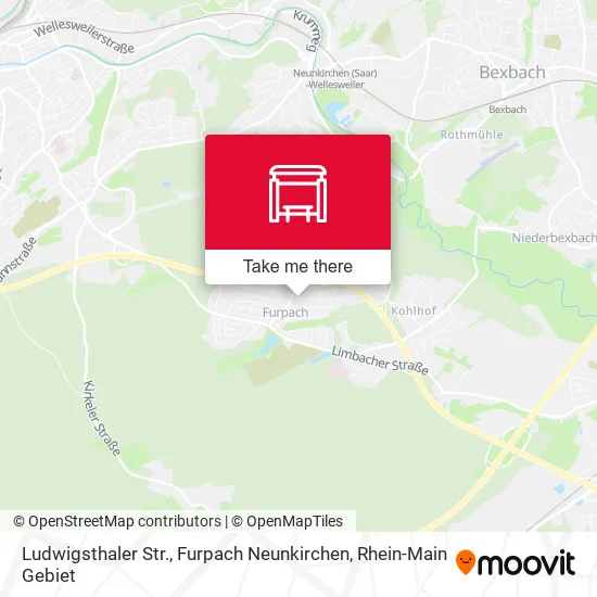 Карта Ludwigsthaler Str., Furpach Neunkirchen