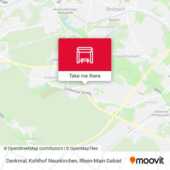 Denkmal, Kohlhof Neunkirchen map