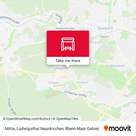 Карта Mitte, Ludwigsthal Neunkirchen