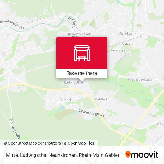 Карта Mitte, Ludwigsthal Neunkirchen