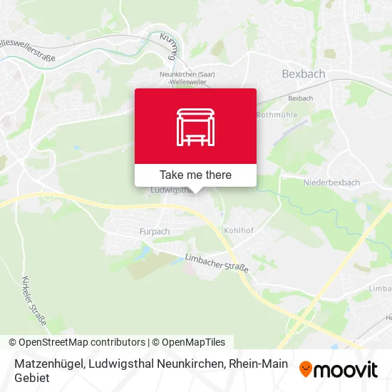 Карта Matzenhügel, Ludwigsthal Neunkirchen