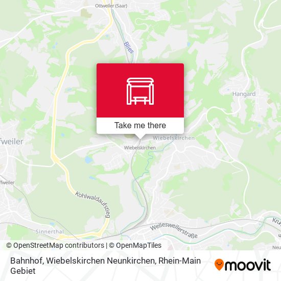Bahnhof, Wiebelskirchen Neunkirchen map
