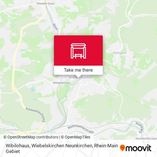 Карта Wibilohaus, Wiebelskirchen Neunkirchen