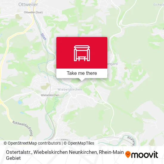 Ostertalstr., Wiebelskirchen Neunkirchen map