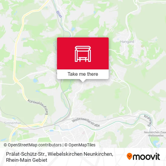 Карта Prälat-Schütz-Str., Wiebelskirchen Neunkirchen