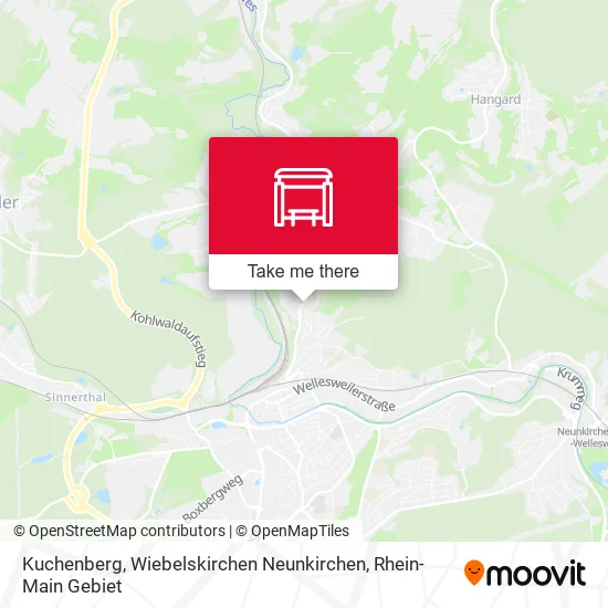 Карта Kuchenberg, Wiebelskirchen Neunkirchen