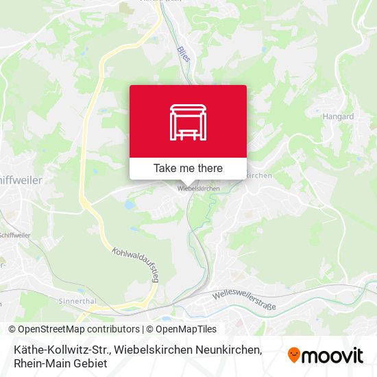 Карта Käthe-Kollwitz-Str., Wiebelskirchen Neunkirchen