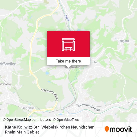 Карта Käthe-Kollwitz-Str., Wiebelskirchen Neunkirchen
