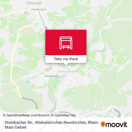 Карта Steinbacher Str., Wiebelskirchen Neunkirchen