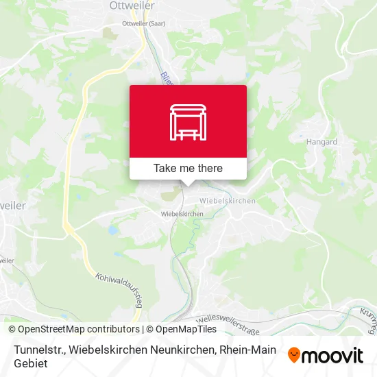Карта Tunnelstr., Wiebelskirchen Neunkirchen