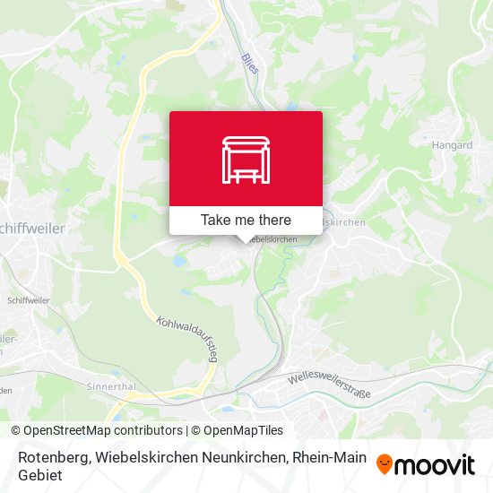 Карта Rotenberg, Wiebelskirchen Neunkirchen
