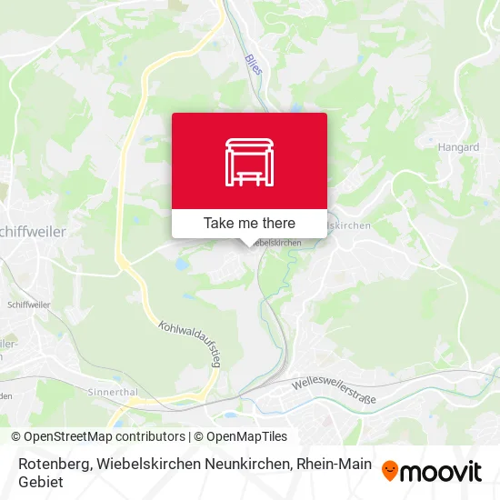 Карта Rotenberg, Wiebelskirchen Neunkirchen