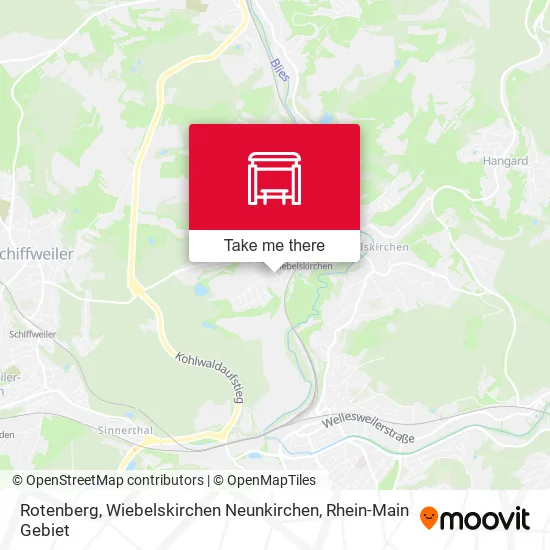 Карта Rotenberg, Wiebelskirchen Neunkirchen
