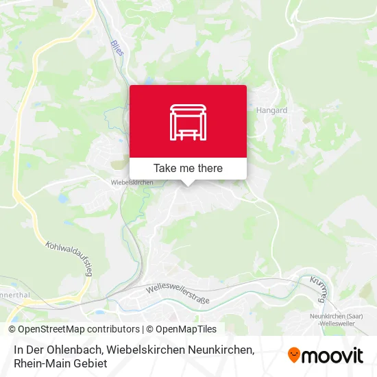 Карта In Der Ohlenbach, Wiebelskirchen Neunkirchen