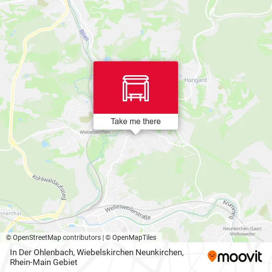 Карта In Der Ohlenbach, Wiebelskirchen Neunkirchen