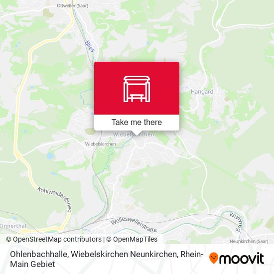Ohlenbachhalle, Wiebelskirchen Neunkirchen map