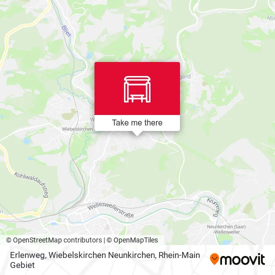 Erlenweg, Wiebelskirchen Neunkirchen map