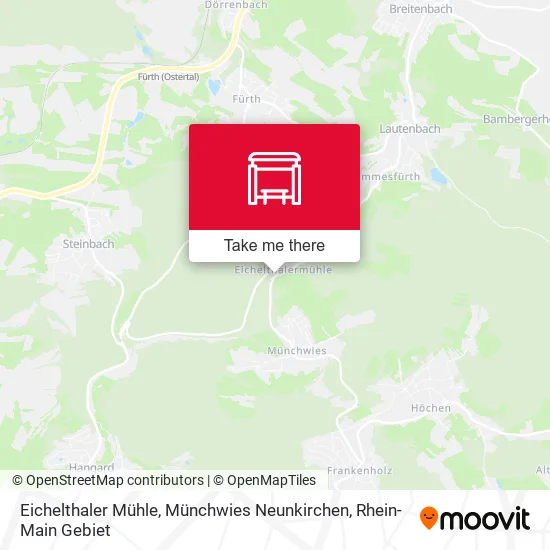 Карта Eichelthaler Mühle, Münchwies Neunkirchen
