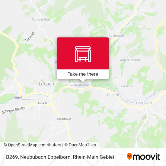 B269, Neububach Eppelborn map